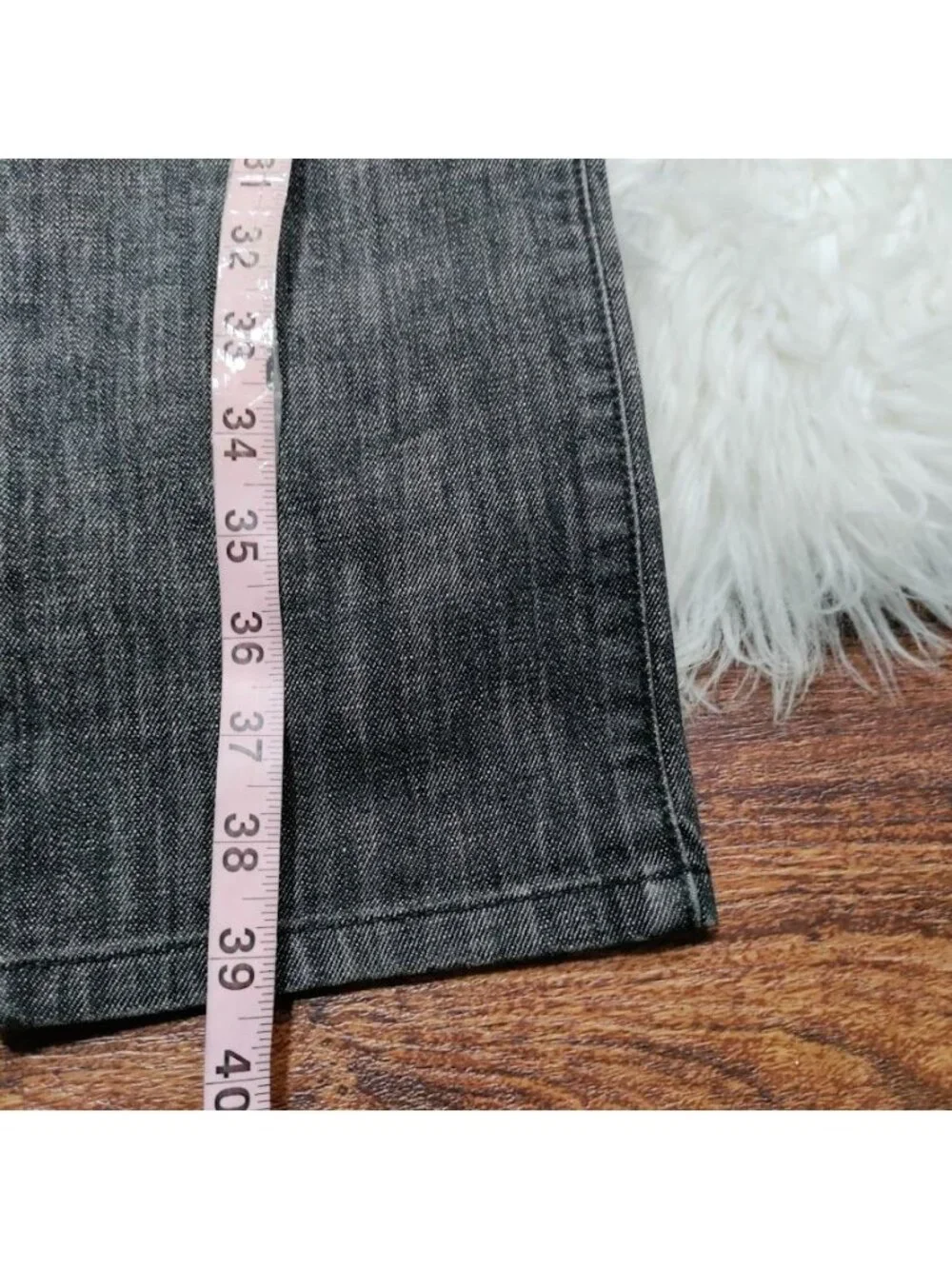 Michael Kors Size 6 Black Studded Pocket Slim Straight Jeans
